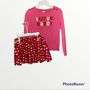 Crazy 8 valentinea day heart outfit